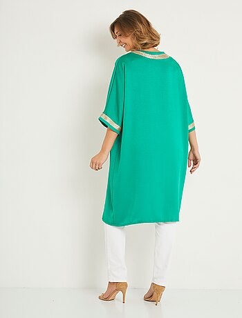 Chaqueta larga con detalles chic - AFIBEL