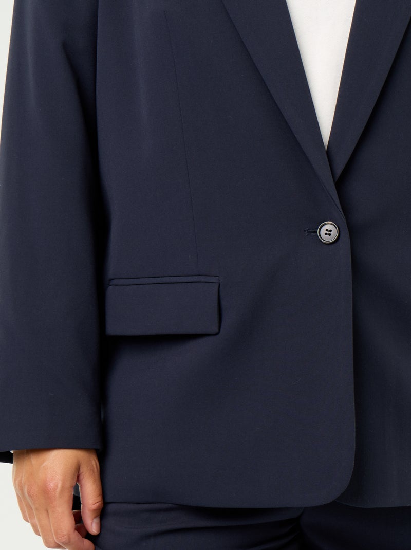Chaqueta larga de sastre Azul - Kiabi