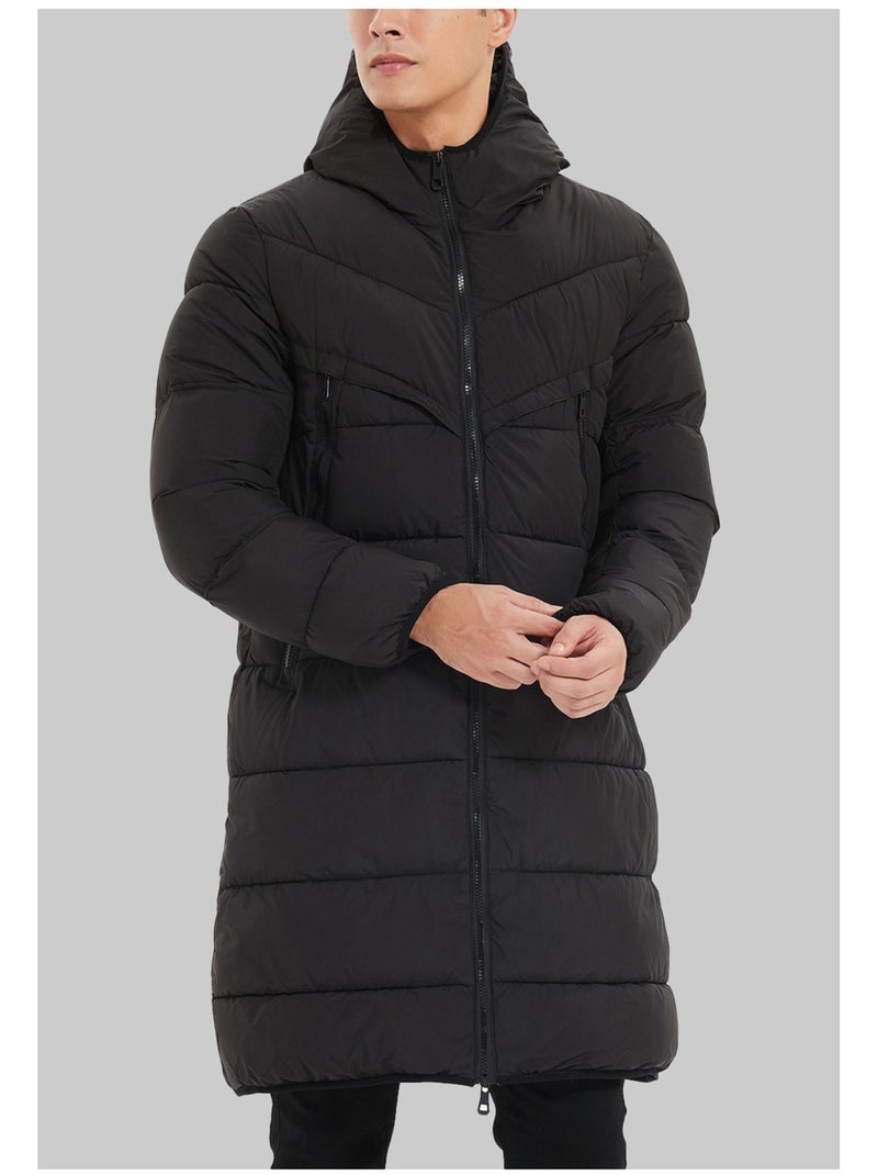 chaqueta larga Kebello Negro Negro - Kiabi