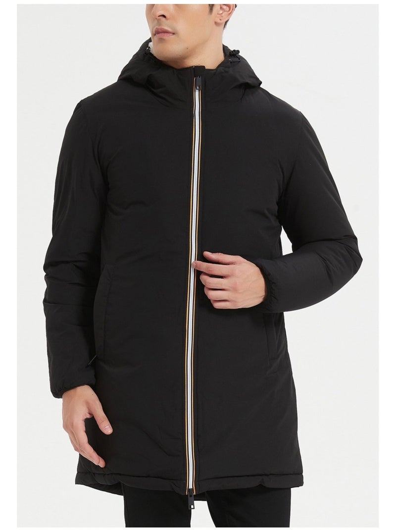 chaqueta larga Kebello Negro Negro - Kiabi