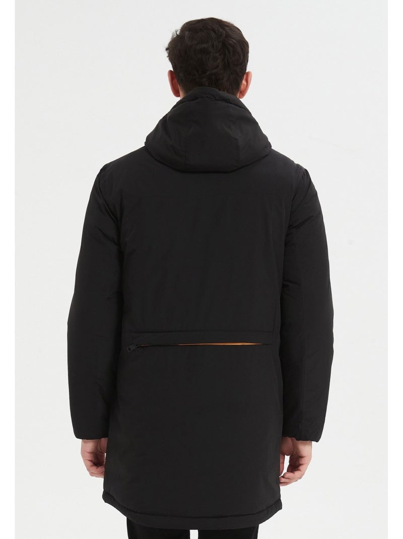 chaqueta larga Kebello Negro Negro - Kiabi