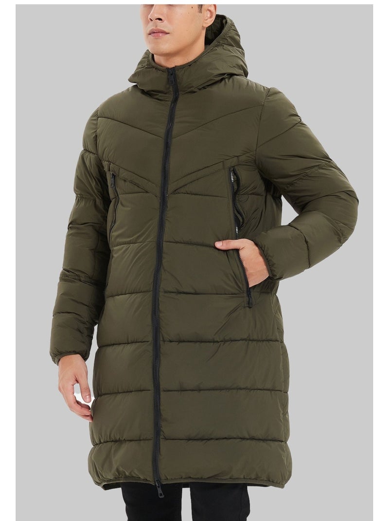 chaqueta larga Kebello Verde - Kiabi