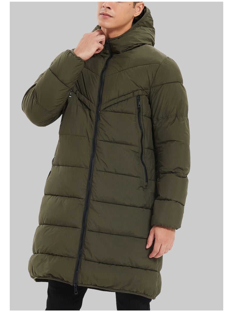 chaqueta larga Kebello Verde - Kiabi
