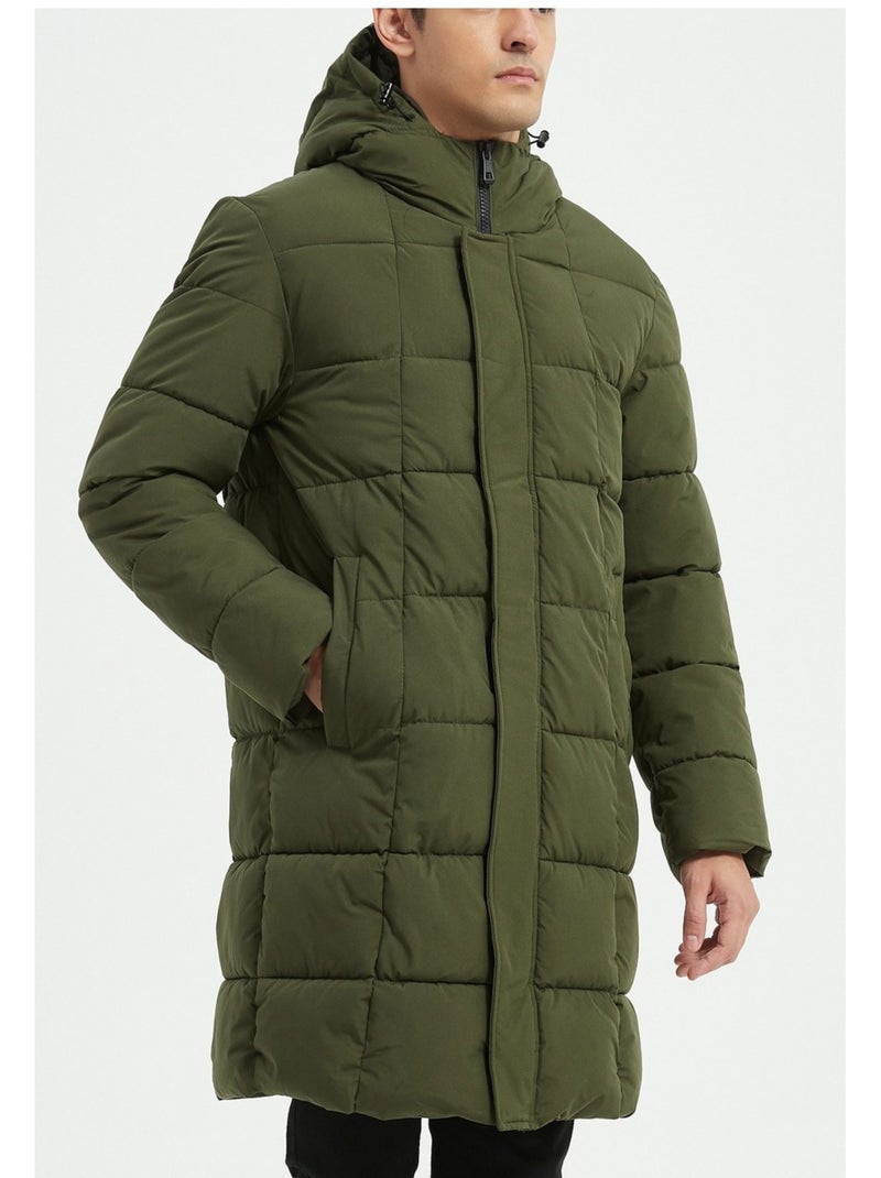 chaqueta larga Kebello Verde - Kiabi