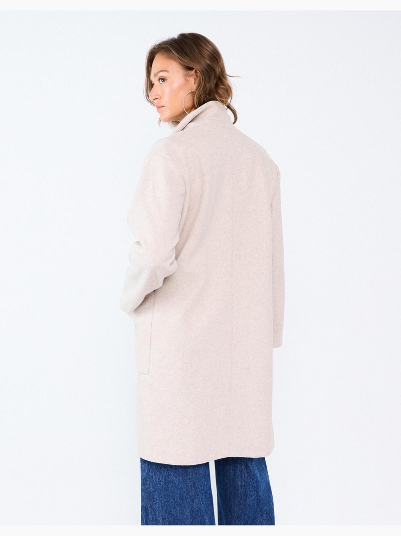 Chaqueta larga, mo fashion Beige - Kiabi