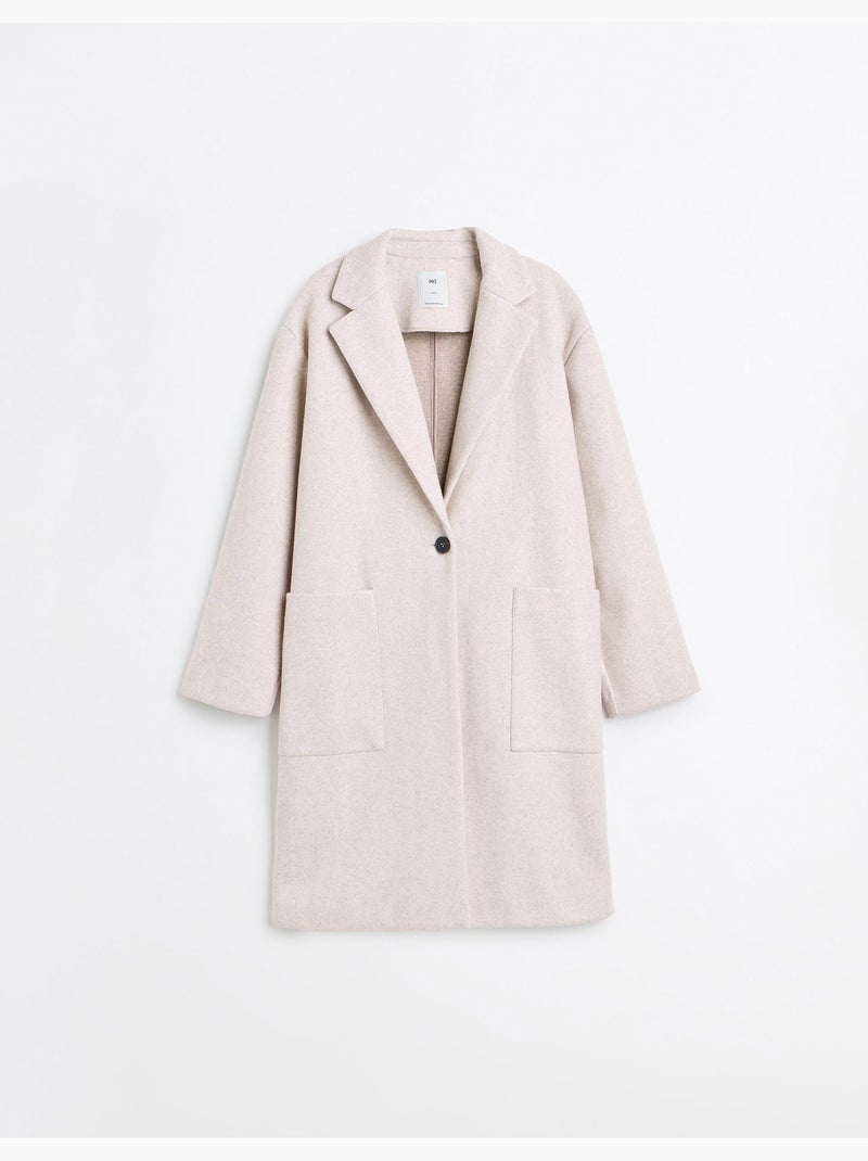 Chaqueta larga, mo fashion Beige - Kiabi