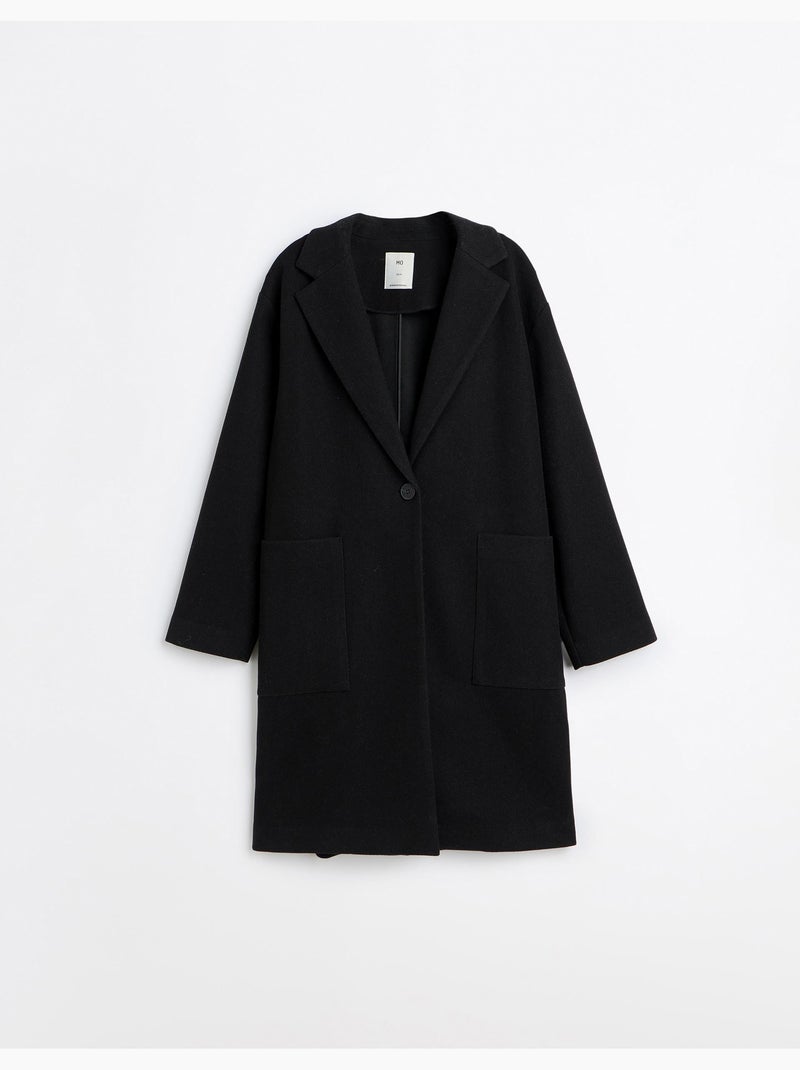 Chaqueta larga, mo fashion Negro - Kiabi