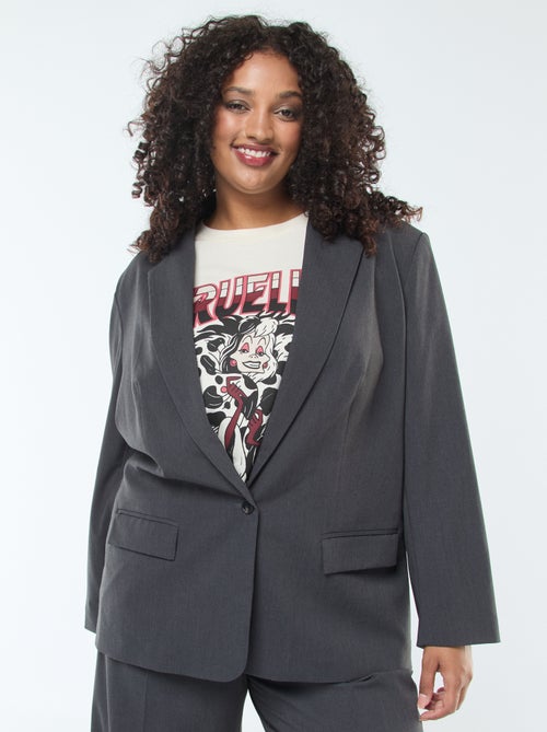 Chaqueta larga oversize - Kiabi