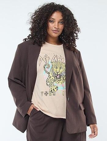 Chaqueta larga oversize