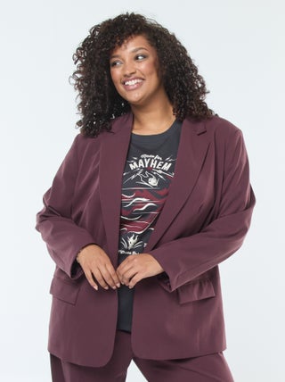 Chaqueta larga oversize