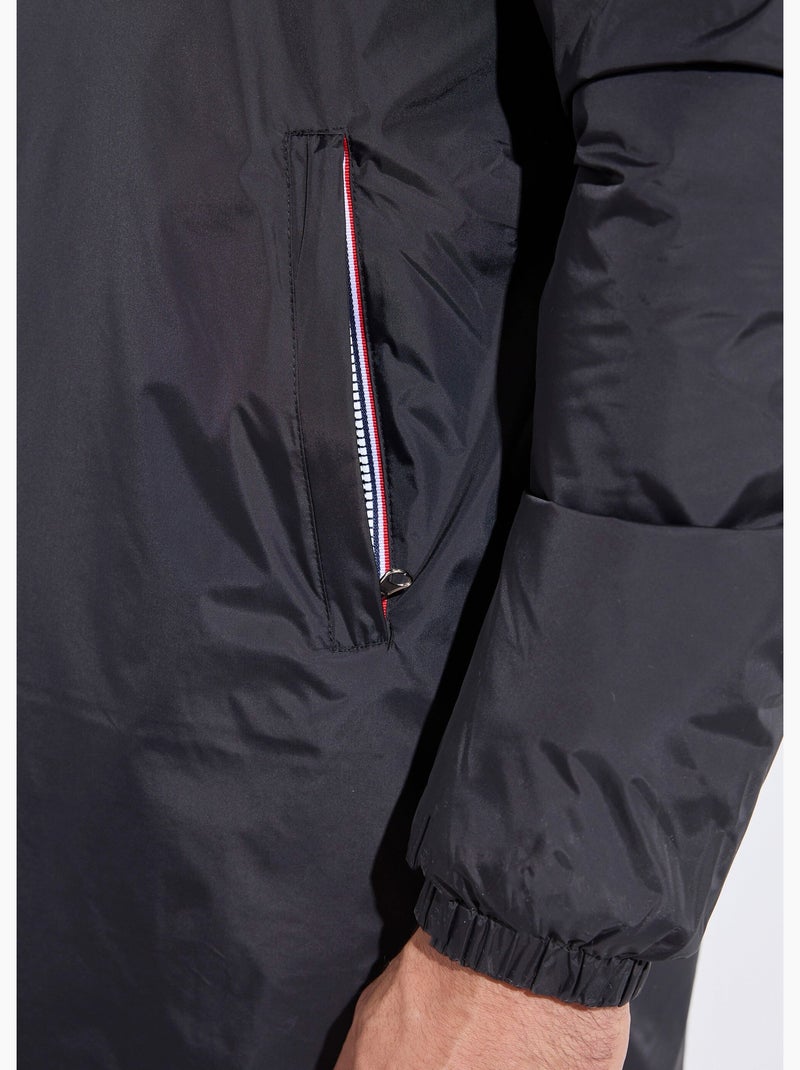 Chaqueta larga reversible de plumas con capucha - AFIBEL Negro - Kiabi