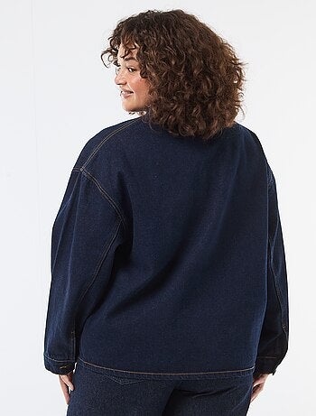 Chaqueta larga vaquera