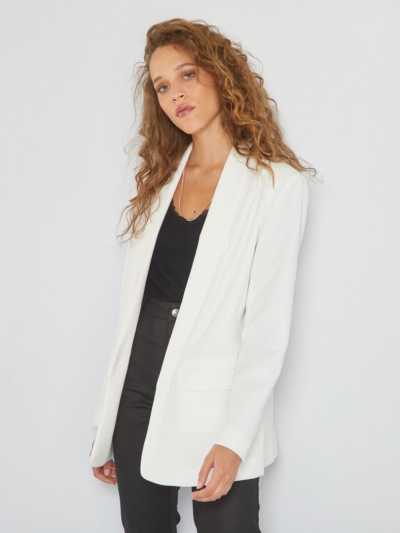 Chaqueta blazer - Blanco - Kiabi - 29.00€