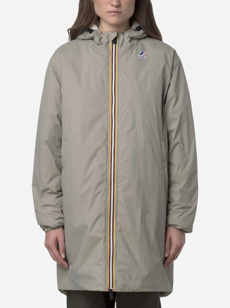 Chaqueta LE VRAI 4.0 EIFFEL EAST ORSETTO - K-Way Taupe - Kiabi