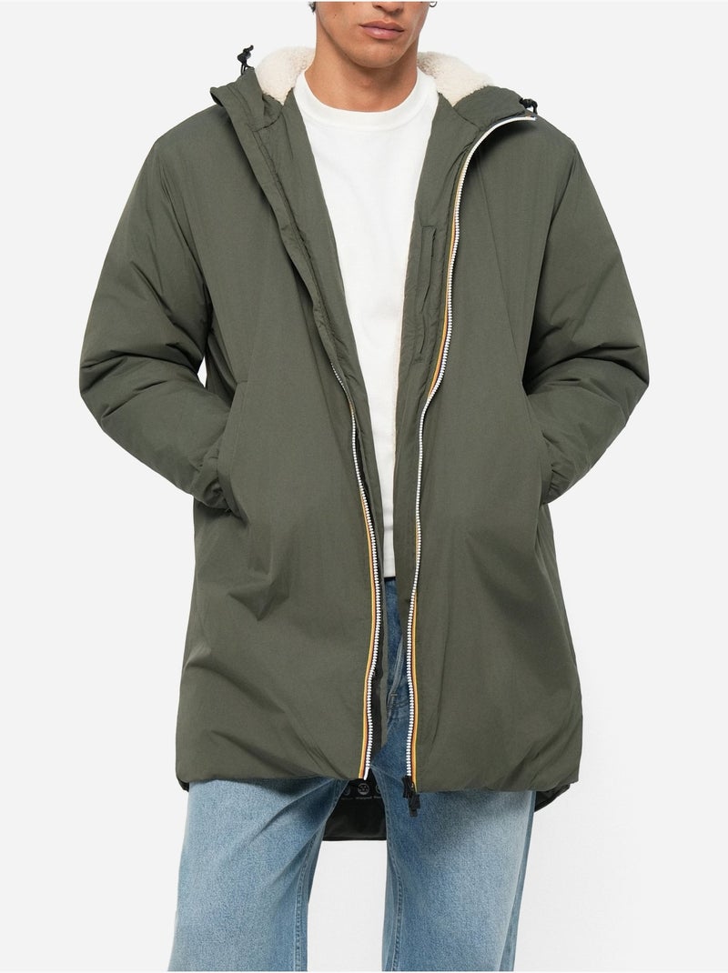 Chaqueta LE VRAI 4.0 EIFFEL EAST ORSETTO - K-Way Verde - Kiabi
