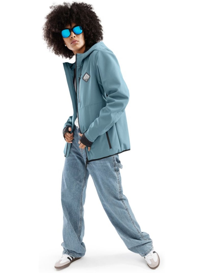 Chaqueta lifestyle para mujer lifestyle mujer w2-w beluga lf Azul petróleo - Kiabi