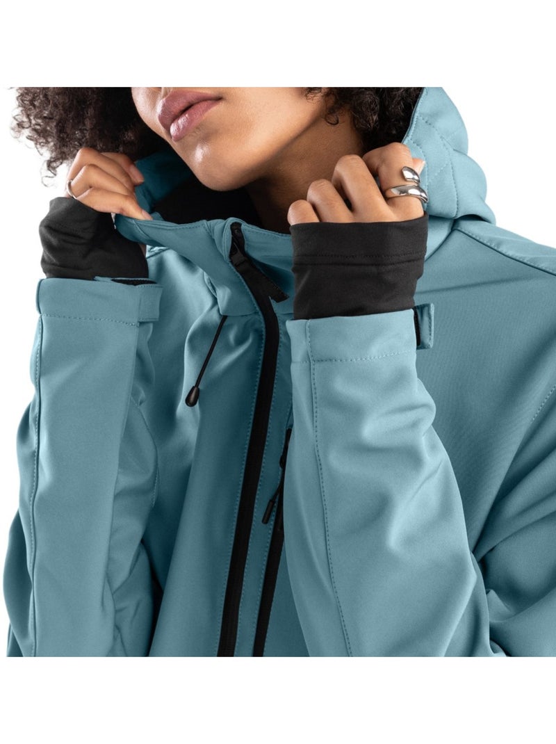 Chaqueta lifestyle para mujer lifestyle mujer w2-w beluga lf Azul petróleo - Kiabi