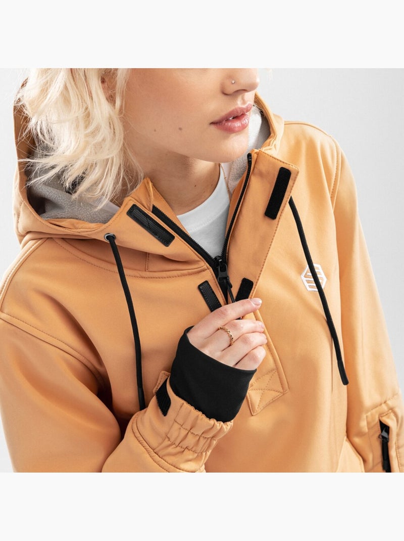 Chaqueta lifestyle para mujer lifestyle mujer w3-w neuquén lf Amarillo - Kiabi