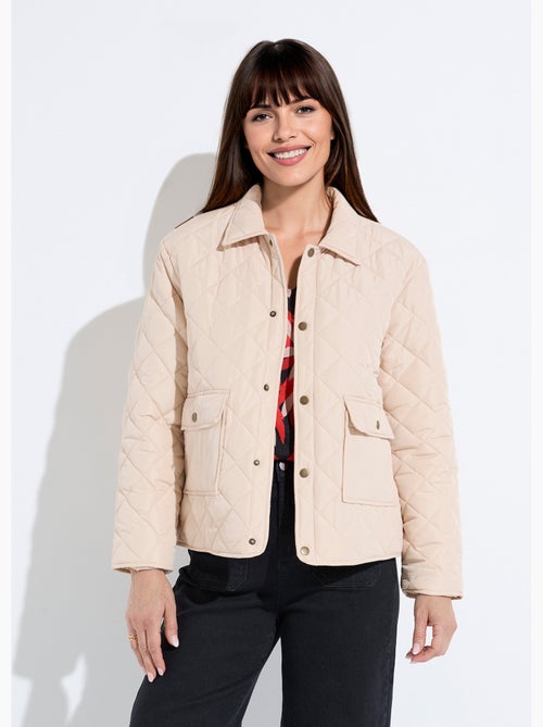 Chaqueta ligera acolchada con botones a presión - Afibel - Kiabi