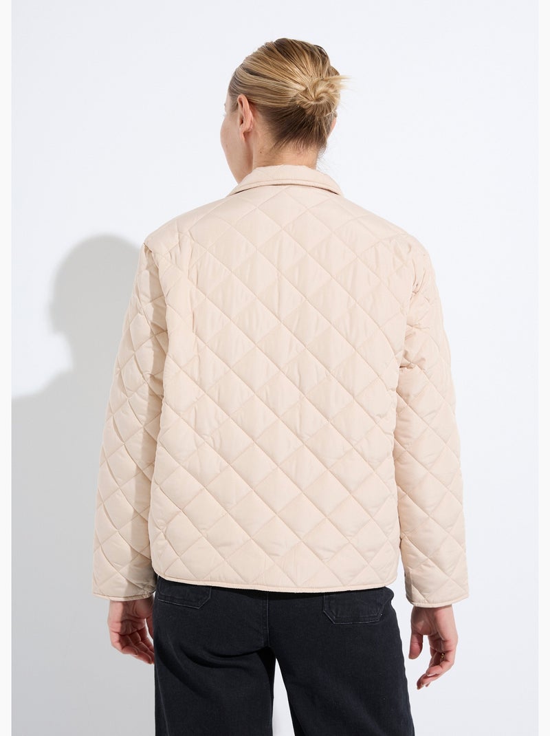 Chaqueta ligera acolchada con botones a presión - Afibel Arena - Kiabi