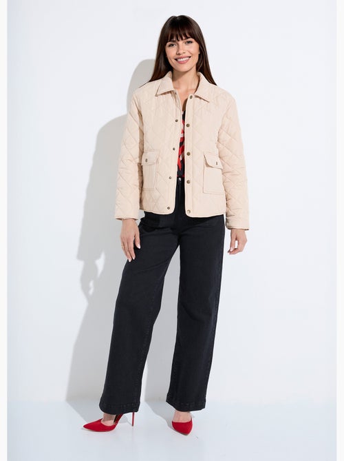 Chaqueta ligera acolchada con botones a presión - Afibel - Kiabi