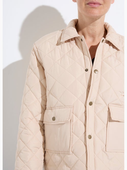 Chaqueta ligera acolchada con botones a presión - Afibel - Kiabi