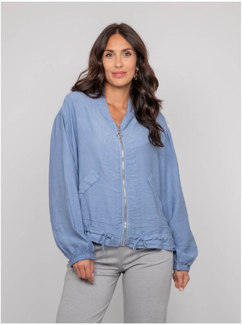 Chaqueta ligera con cremallera ULEO - Kiabi Chaqueta ligera con cremallera ULEO - Kiabi