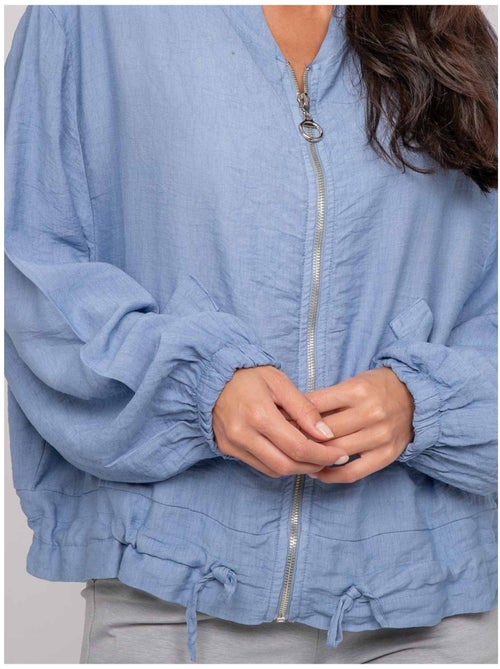 Chaqueta ligera con cremallera ULEO - Kiabi Chaqueta ligera con cremallera ULEO - Kiabi