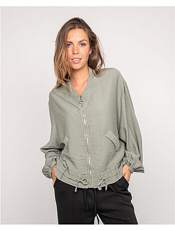 Chaqueta ligera con cremallera ULEO