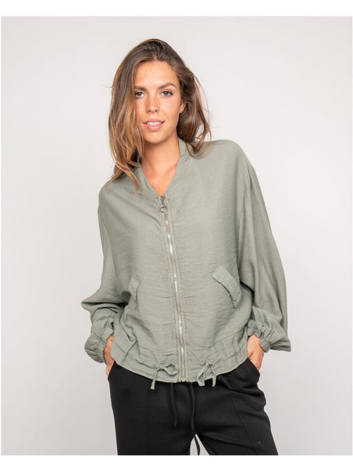 Chaqueta ligera con cremallera ULEO - Kiabi Chaqueta ligera con cremallera ULEO - Kiabi