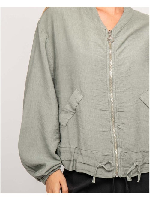 Chaqueta ligera con cremallera ULEO - Kiabi Chaqueta ligera con cremallera ULEO - Kiabi