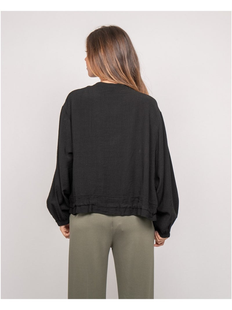 Chaqueta ligera con cremallera ULEO Negro - Kiabi