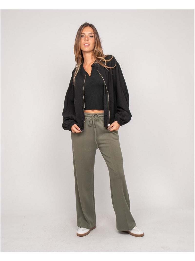 Chaqueta ligera con cremallera ULEO Negro - Kiabi