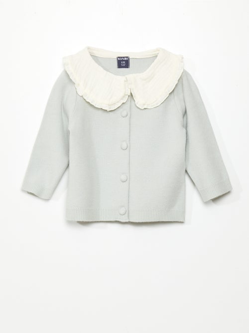 Chaqueta ligera con cuello bebé - Kiabi