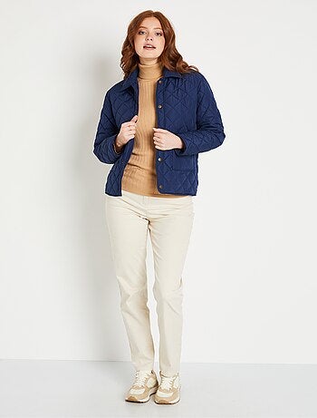 Chaqueta ligera de plumón acolchado con botones a presión - Afibel