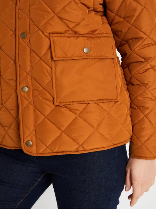 Chaqueta ligera de plumón acolchado con botones a presión - Afibel - Kiabi