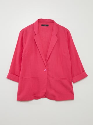 Chaqueta ligera lisa