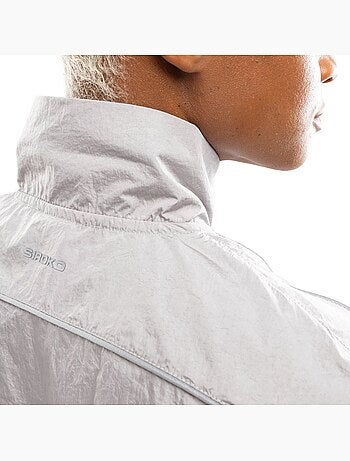 Chaqueta ligera running mujer fitness mujer ueno light gray
