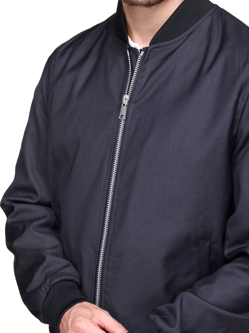 Chaqueta lisa - Frilivin Negro - Kiabi