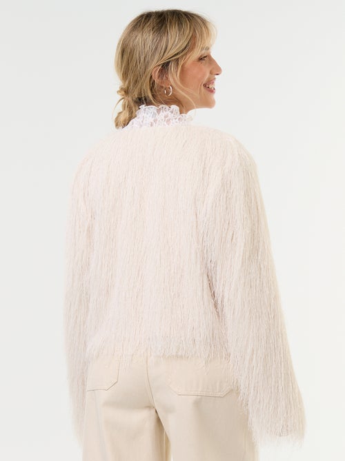 Chaqueta lisa de tejido ligero para mujer - Kiabi