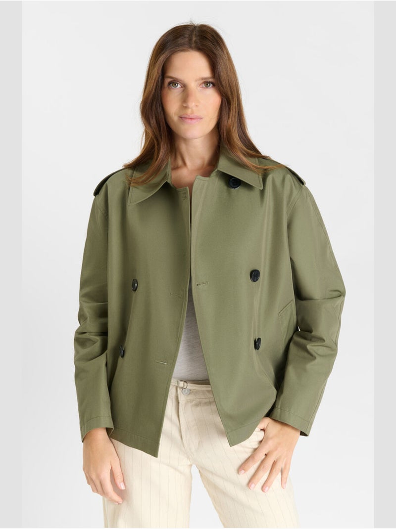 Chaqueta LLUVIA Caqui - Kiabi