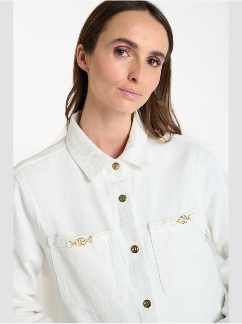 CHAQUETA MANUELA Blanco - Kiabi