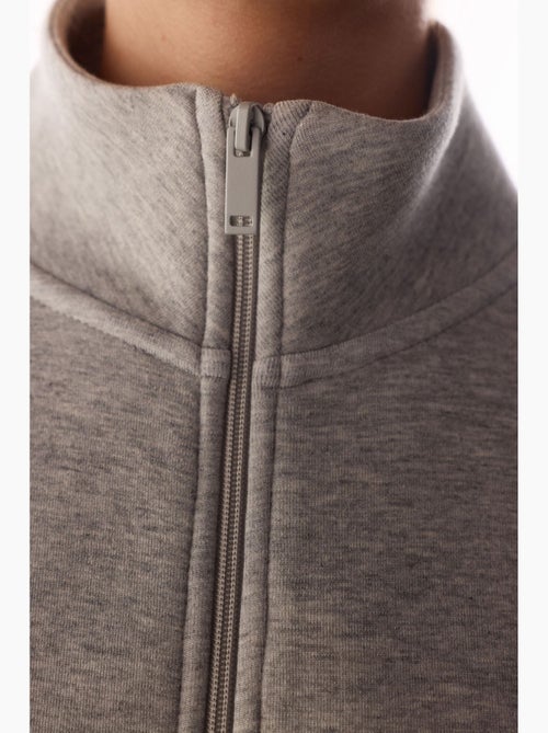 Chaqueta mel de scuba con detalle de bolsillo y manga larga penti - Kiabi
