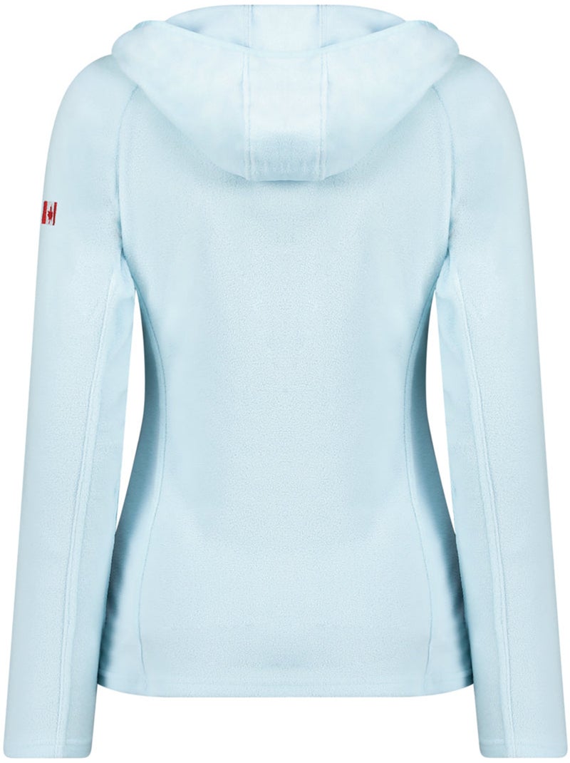 Chaqueta micropolar con capucha tugoodeak – canadian peak Azul cielo - Kiabi