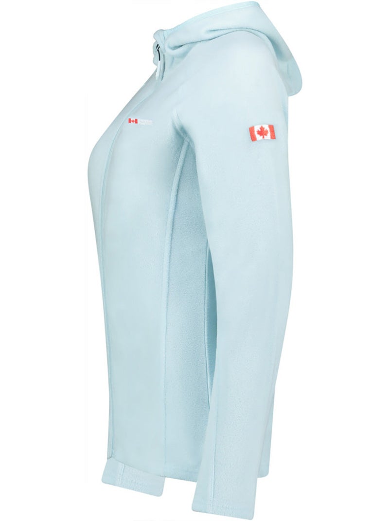 Chaqueta micropolar con capucha tugoodeak – canadian peak Azul cielo - Kiabi
