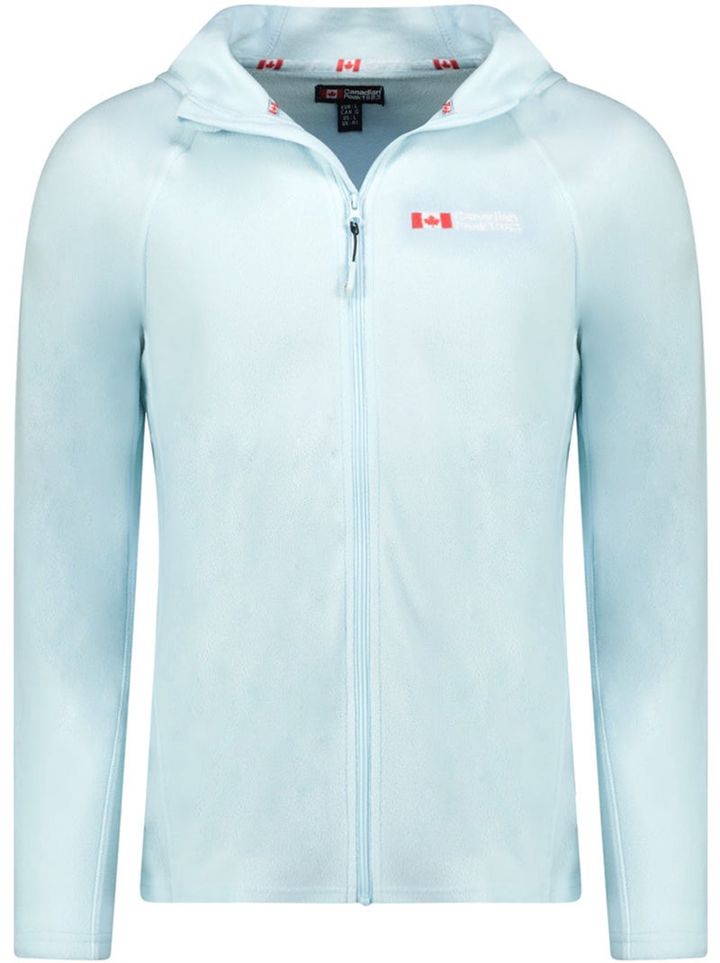 Chaqueta micropolar con capucha tugoodeak – canadian peak Azul cielo - Kiabi