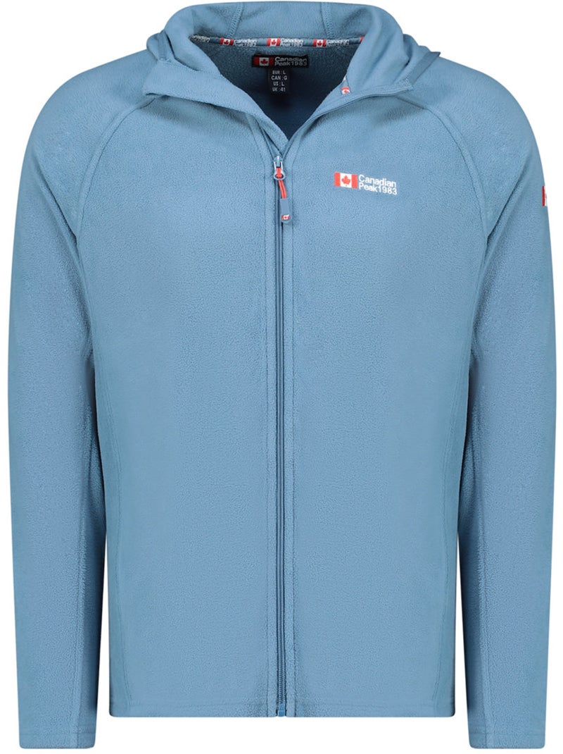 Chaqueta micropolar con capucha tugoodeak – canadian peak Azul petróleo - Kiabi