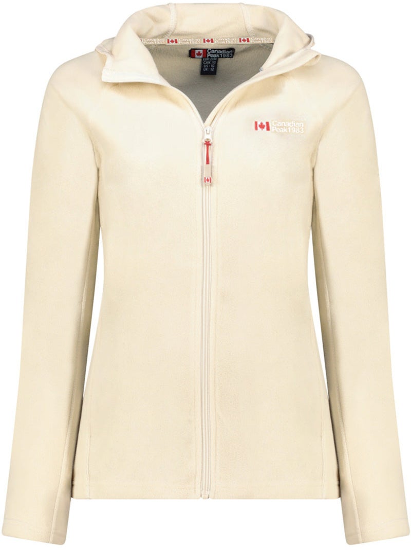 Chaqueta micropolar con capucha tugoodeak – canadian peak Blanco roto - Kiabi