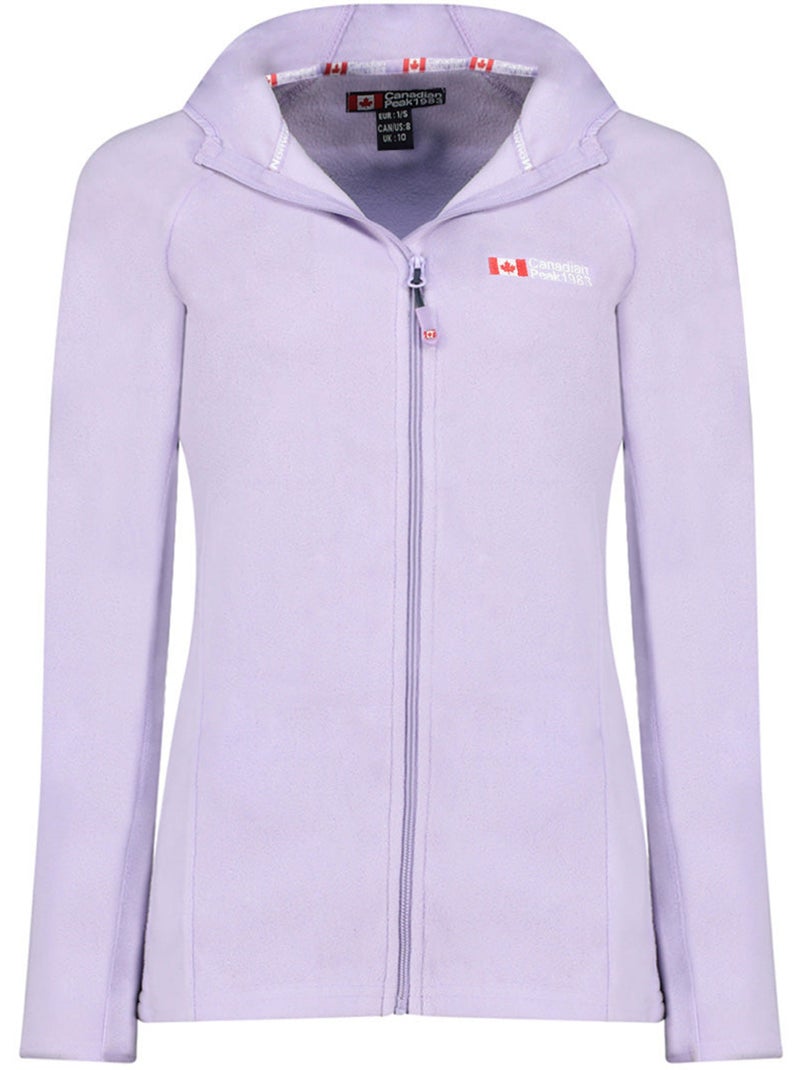 Chaqueta micropolar con capucha tugoodeak – canadian peak Malva chiaro - Kiabi