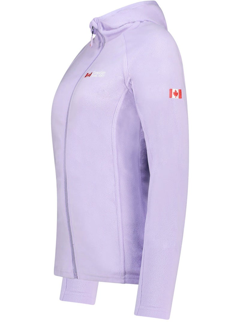 Chaqueta micropolar con capucha tugoodeak – canadian peak Malva chiaro - Kiabi